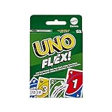 Mattel Games Uno Flex, Uno Kartenspiel für die Familie, mehr Abwechslung...