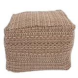 SAFIGLE Baumwoll leinen Sitzkissenbezug Dicke Husse Quadratisch für Stuhl...