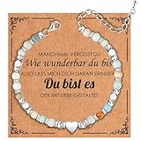 Yootiko Handgemachtes Armband Mädchen Damen, Heilstein Perlenarmband...