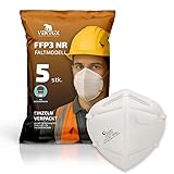 VENTUX FFP3 NR Atemschutzmasken faltbar – CE-zertifiziert...