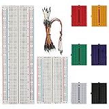 BOJACK Breadboard Kit Lötfreies Steckbrett 1 Pcs 830 Punkte & 1 Pcs 400...