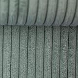 Polsterstoff Möbelstoff Cord-Samt Taschenstoff WANJA | grob gerippt |...