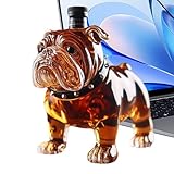 Bulldog-Whisky-Flasche – Dekorative Glaskaraffe, 300 Ml Aufbewahrung |...