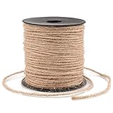 KINGLAKE 3mm 100M Juteschnur, Hanfseil Jutegarn Naturkordel Jute Seil...