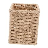 Operitacx Woven Stiftehalter aus Papier und Rechteckiger Schreibtisch...
