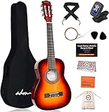 ADM 1/4 Kindergitarre Junior-Konzertgitarre für Anfänger mit...