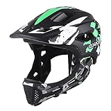 Lixada Fahrradhelm Kinder Helm Fullface Abnehmbar Unisex 50-56cm Children's...