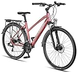 Licorne Bike Premium Touring Trekking Bike in 28 Zoll Aluminium...