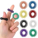 8 Stück Akupressur Ring Set, Massageringe für Finger Akupressurring,...