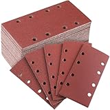 Sruhrak 50 Stück 93 x 185mm Schleifpapier Set, 40/60/80/120/240 Körnung...