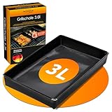 Durandal Grillschale für den Grill und Backofen - Grillmatte für Gasgrill...