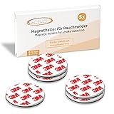 ECENCE Rauchmelder Magnethalter 5 Stück Selbstklebende Magnethalterung...