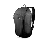 Quechua NH100 Wanderrucksack, 10 Liter, Schwarz (Schwarz), Schwarz