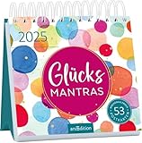 Postkartenkalender Glücksmantras 2025: Wochenkalender 2025, 53 Postkarten...