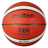 Molten BG2010 Basketball, Indoor/Outdoor, FIBA-zugelassen, Premium-Gummi,...