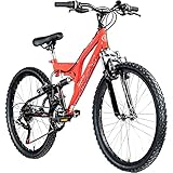 Galano FS180 24 Zoll Mountainbike Full Suspension Jugendfahrrad Fully MTB...