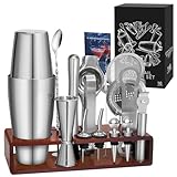 Sosayet Cocktail Set - 825ml Boston Shaker Geschenkset - Premium Cocktail...