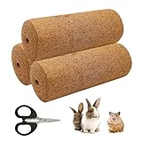 LCUHAVA 3 Stück Hanfmatten für Nager Nagerteppich aus 100%...