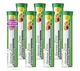 German Zink Brausetabletten 140 Stk. - Pfirsich-Maracuja Geschmack - 5 mg...