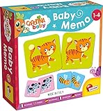 Liscianigiochi 80045 Carotina, Memory, Baby MEMO-DIE Tiere