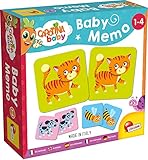 Liscianigiochi 80045 Carotina, Memory, Baby MEMO-DIE Tiere