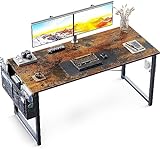 ODK Schreibtisch,120×50×74cm Computertisch Bürotisch mit Kopfhörer...