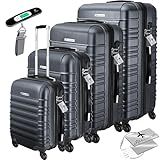 KESSER® 4tlg. Hartschalenkofferset Reisekoffer Set Reisekofferset Trolley...