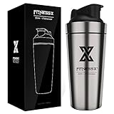 X SIM FITNESSX 700ml Sport Fitness Edelstahl Protein Shaker Eiweiß |...