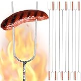 KOTARBAU® 10er Set Grillspieß 120 cm Barbecuespieß zum Grillen...