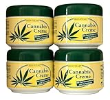 Bio-Vital Cannabis Creme Teufelskralle Körper Hanf Creme 4x125ml