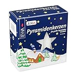 Pyramidenkerzen weiss 17x100 mm 18 Stück im Pack - Markenqualität