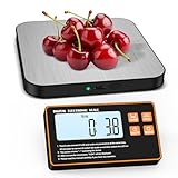 LOFICOPER Küchenwaage Digital, 15kg/1g Digitalwaage mit Separatem...