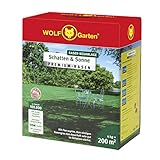 WOLF-Garten „Schatten & Sonne“ Premium-Rasen LP 200 (für 200 m², sehr...