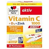 Doppelherz Vitamin C 1000, D3 und Zink DIRECT - Vitamin C, Zink und Vitamin...