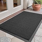 SIXHOME Fußmatte Schmutzfangmatte rutschfeste Türmatte mit Elastisches...