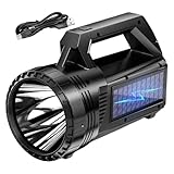 Solar-Taschenlampe – helle Solar-Taschenlampe, wiederaufladbarer...