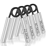 ZEAGUS Handtrainer Unterarmtrainer 4er-Pack, 22.5KG-90KG Metall...