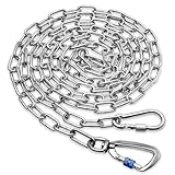 Robuste Hundekette für den Hof, 12 m lange Metallkette, kaufest, lange...
