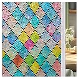 Fensterfolie, Regenbogenfarben, holografische Fenster-Sichtschutzfolie,...