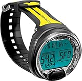 Cressi KS770051 Leonardo Dive Computer, Schwarz/Gelb