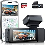 GKU Dashcam Auto Vorne Hinten, 4K/2,5K mit Touchscreen 3,18 Zoll, GPS 5G...