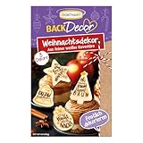 Günthart BackDecor 15 Stück mit je 8 Stück Weihnachtsdekor aus feiner...