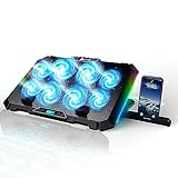 KLIM V8 Gaming Laptop Cooling Pad mit 8 Lüftern - Neu - Gaming Laptop...
