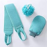 Einfarbige, seitliche Rub Back Pull Flower Ball Bad dreiteilig