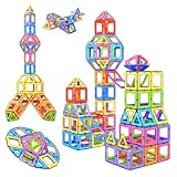 Magnetische Bausteine 42 Stück Magnetbausteine Kinder Magnetspielzeug für...