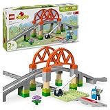 LEGO DUPLO Eisenbahnbrücke und Schienen – Erweiterungsset -...
