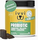 ivvi PROBIOTIC Hunde Probiotika als Leckerli - Hund Darmflora aufbauen,...