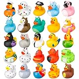 Halinuia 25 Stück Gummi Badeenten Bunt Gummiente Schwimmer und Bade Enten...