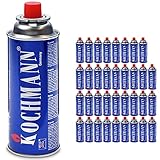 Kochmann 28 x Gaskartuschen 227g. Premium 1a Gas Kartusche für Gaskocher...