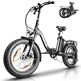 Vipdrive E Bike Klappbar, 20 Zoll Elektrofahrräder mit 48V 13Ah Abnehmbar...